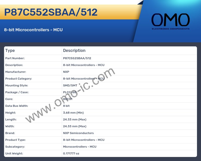 P87C552SBAA/512