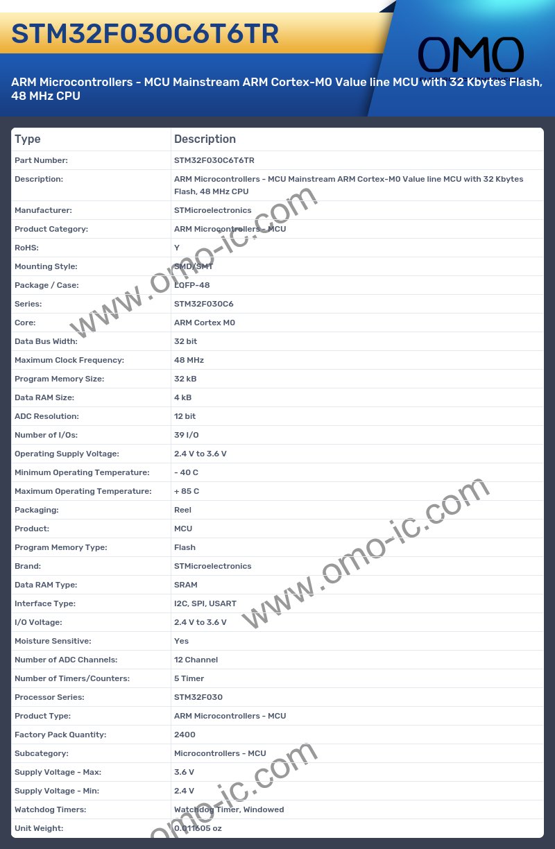 STM32F030C6T6TR
