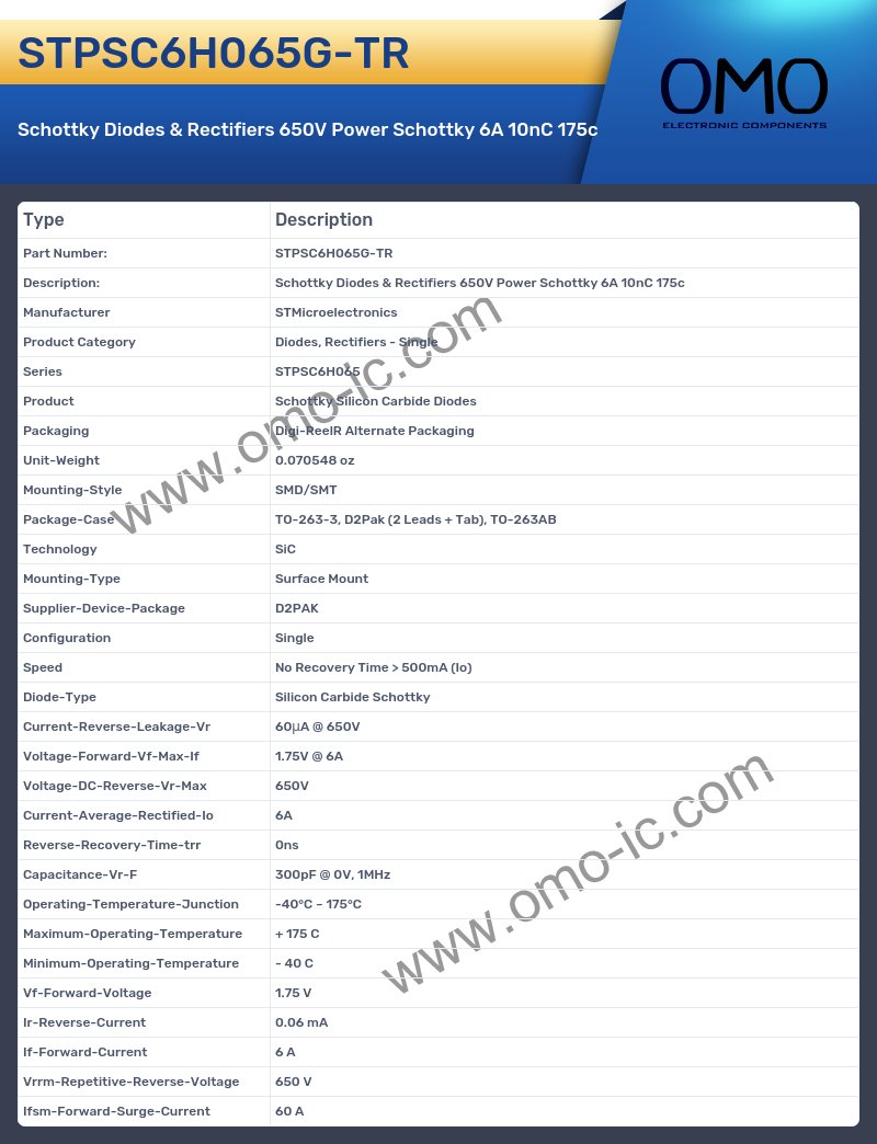 STPSC6H065G-TR