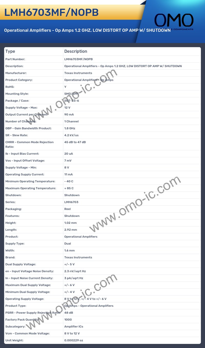 LMH6703MF/NOPB