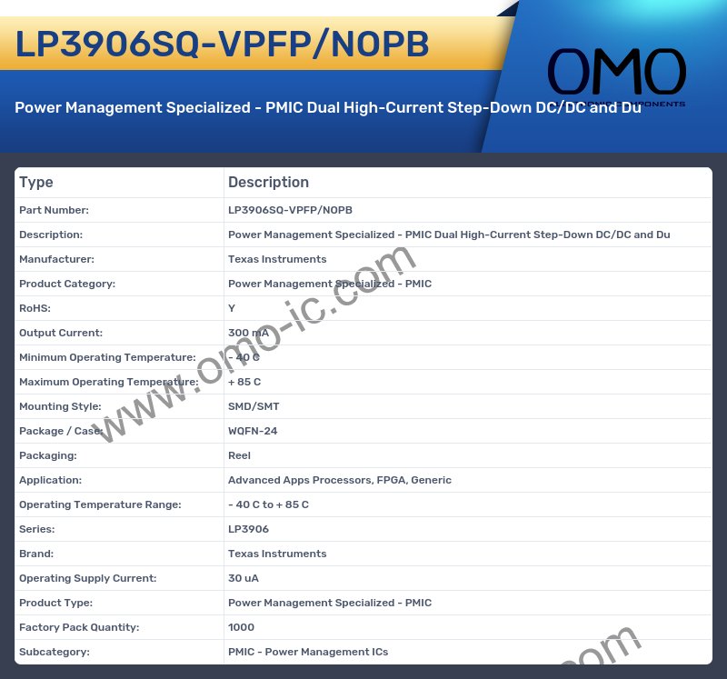 LP3906SQ-VPFP/NOPB