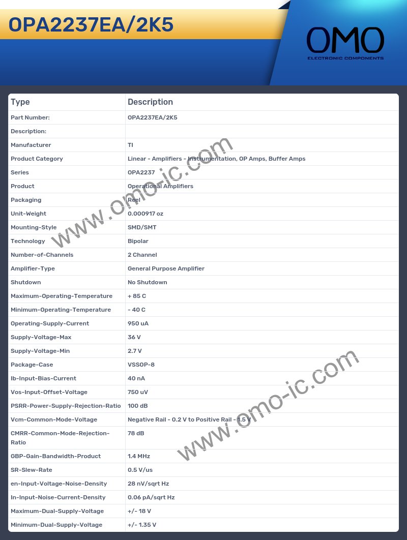 OPA2237EA/2K5
