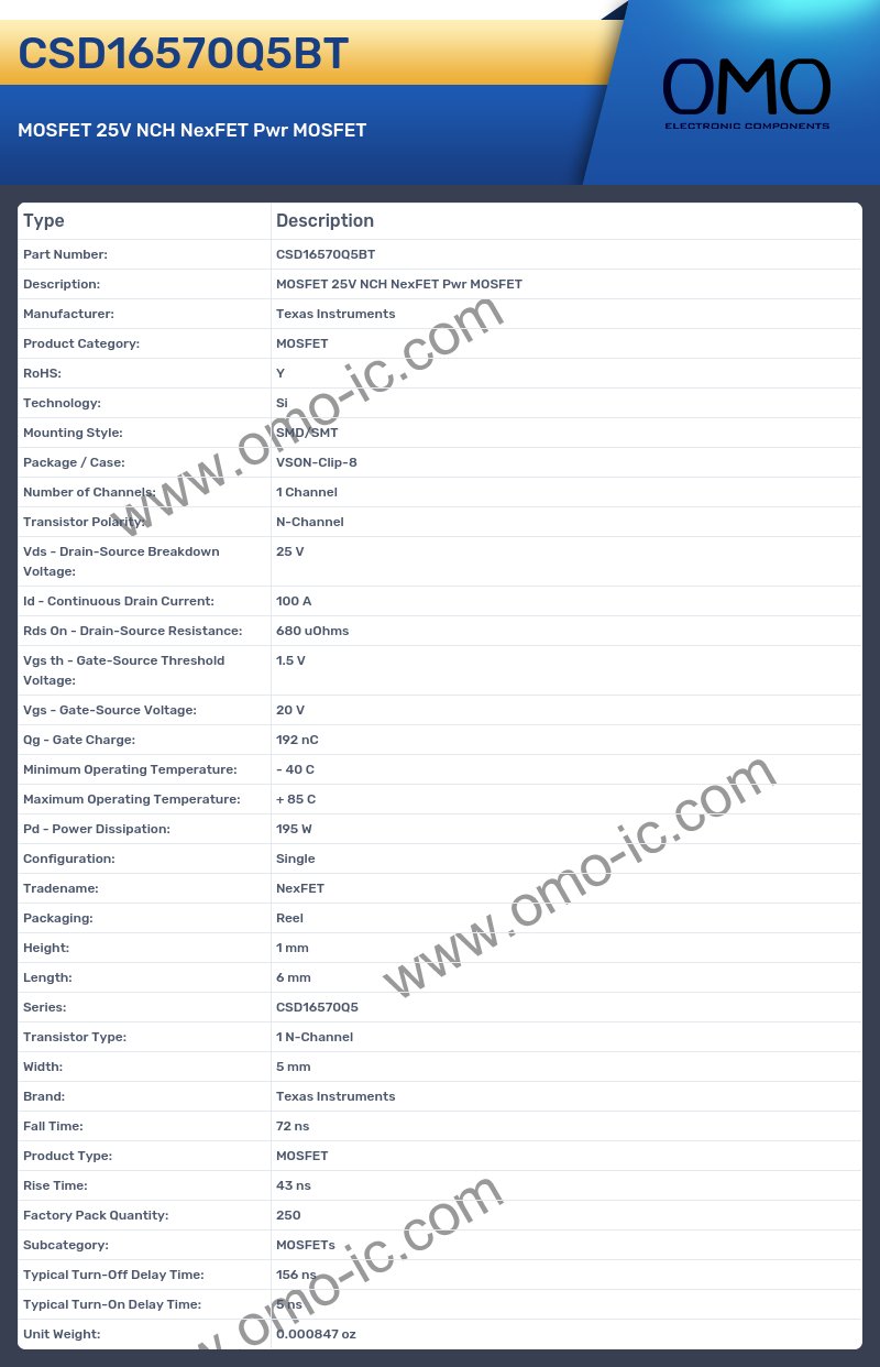 CSD16570Q5BT