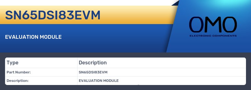 SN65DSI83EVM