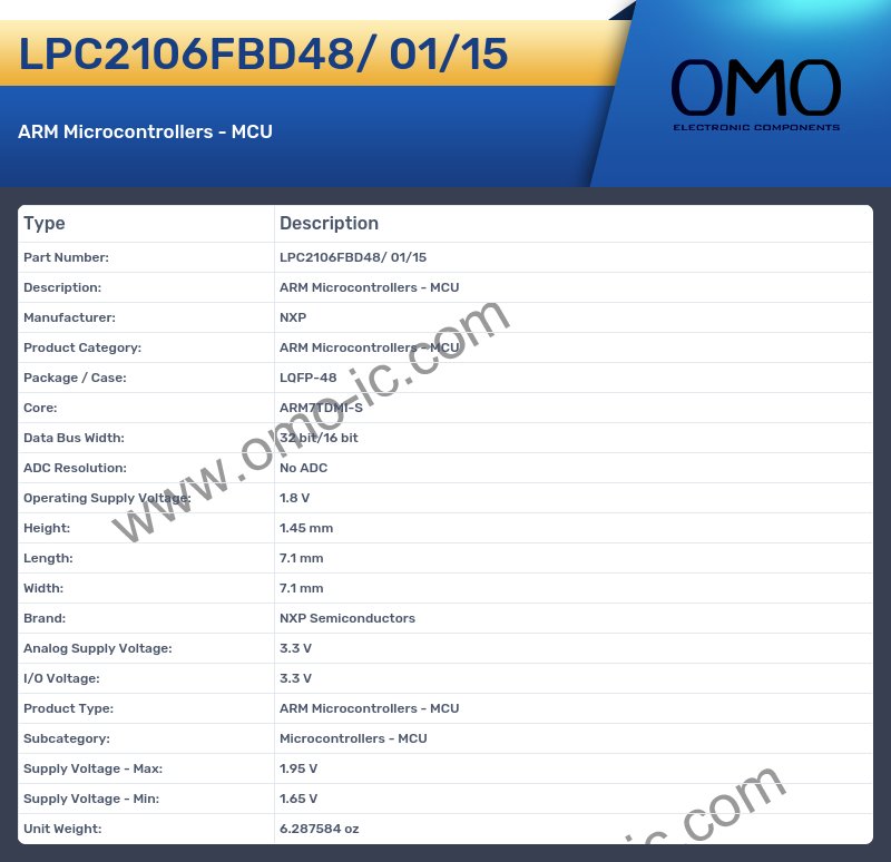LPC2106FBD48/ 01/15