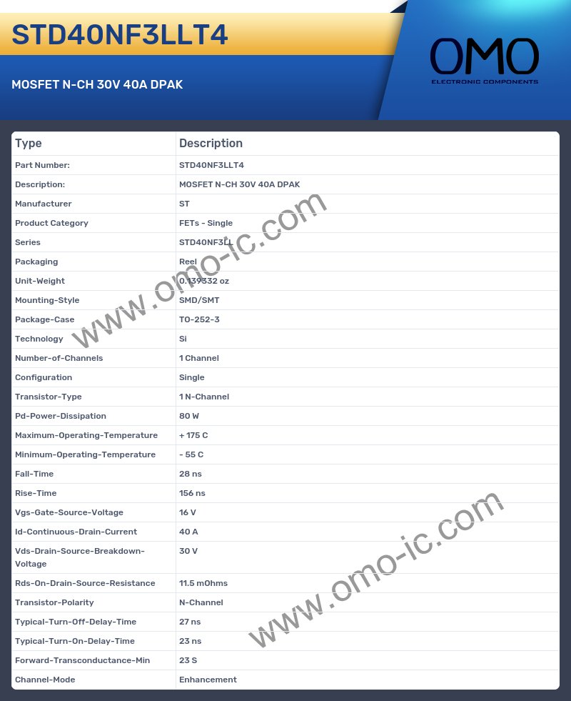 STD40NF3LLT4