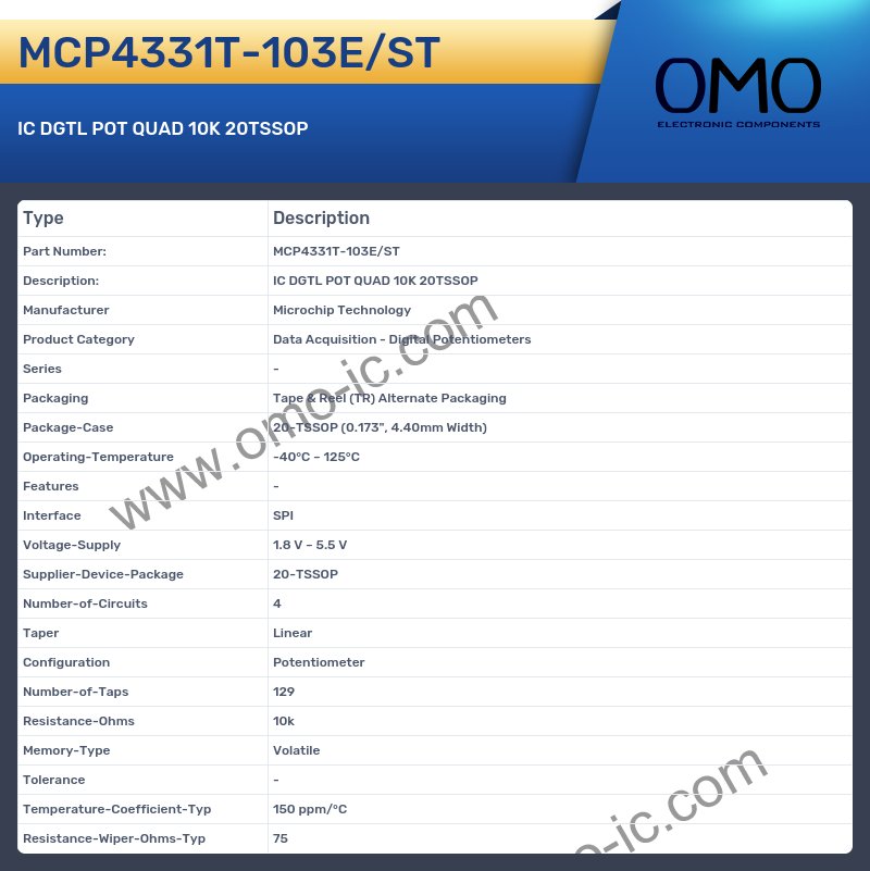 MCP4331T-103E/ST