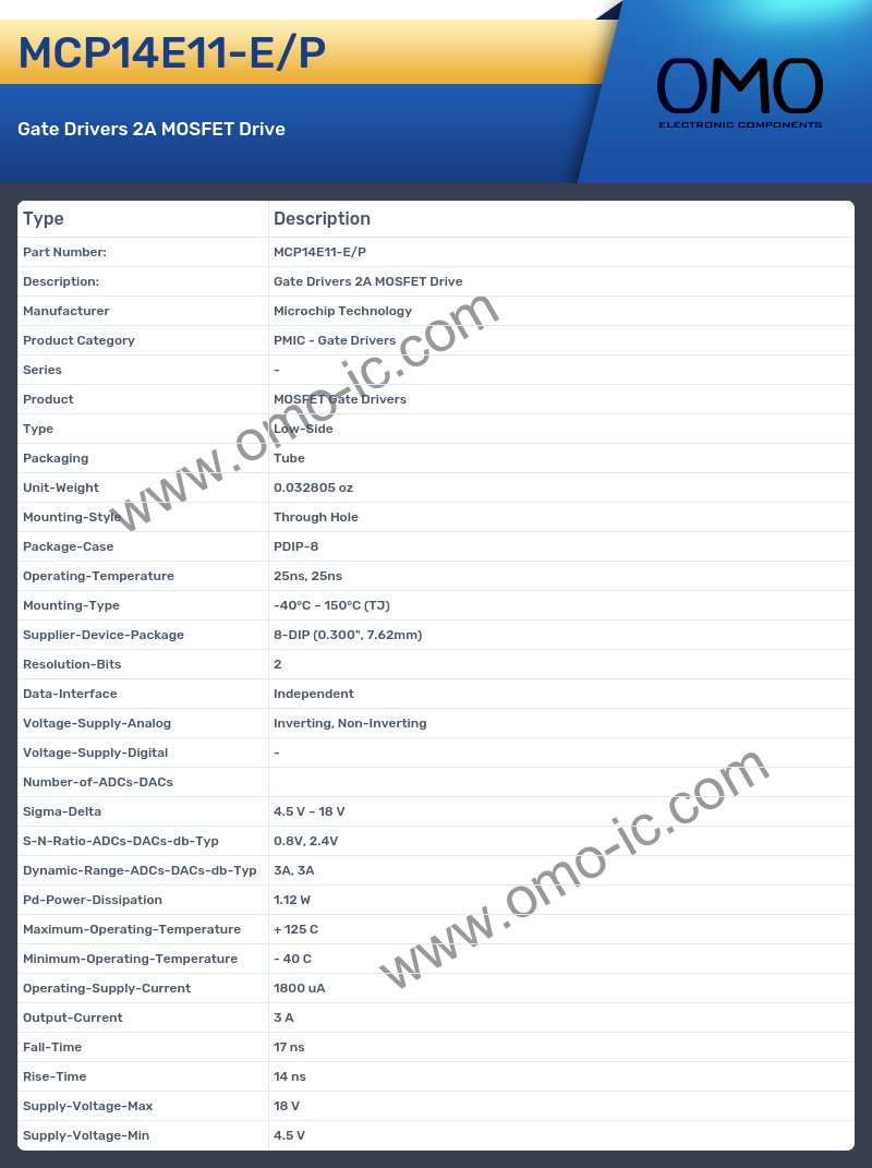MCP14E11-E/P