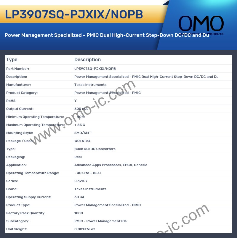 LP3907SQ-PJXIX/NOPB