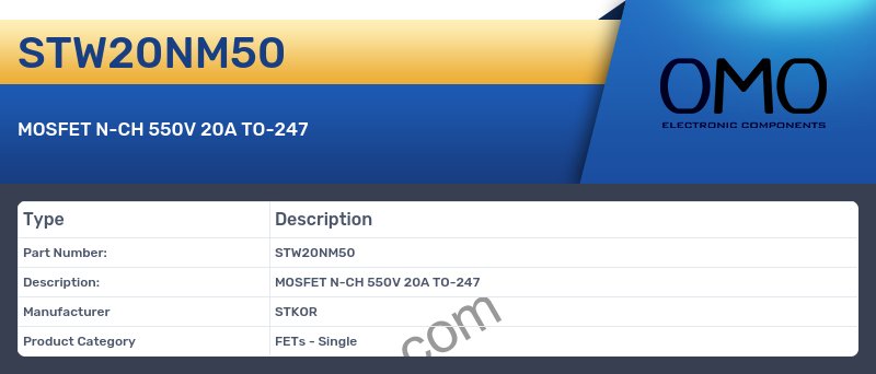 STW20NM50