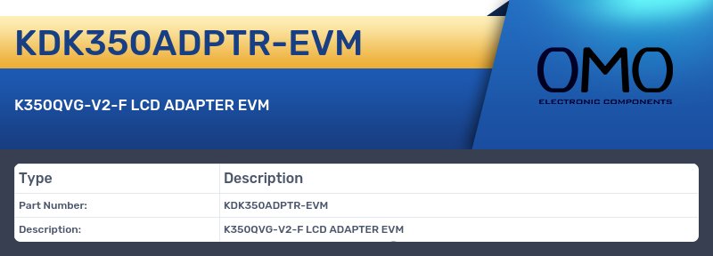 KDK350ADPTR-EVM