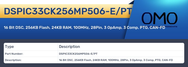 DSPIC33CK256MP506-E/PT