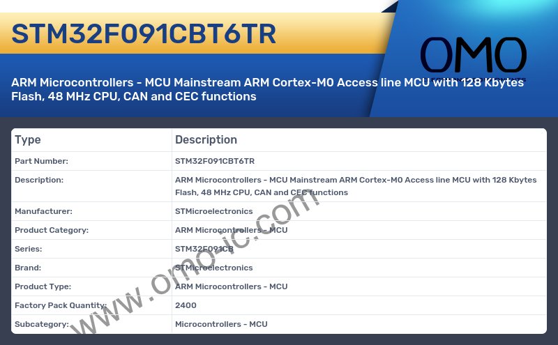 STM32F091CBT6TR