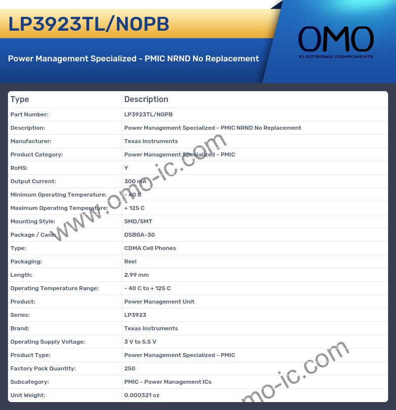 LP3923TL/NOPB
