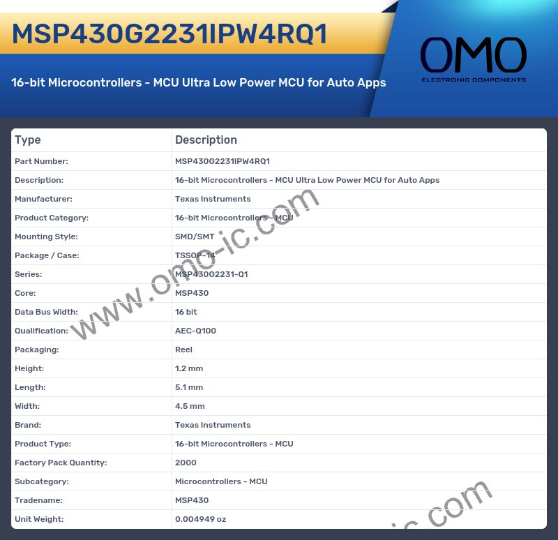 MSP430G2231IPW4RQ1