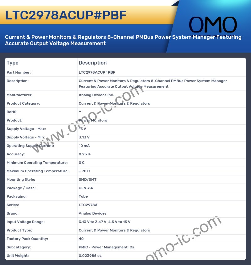 LTC2978ACUP#PBF