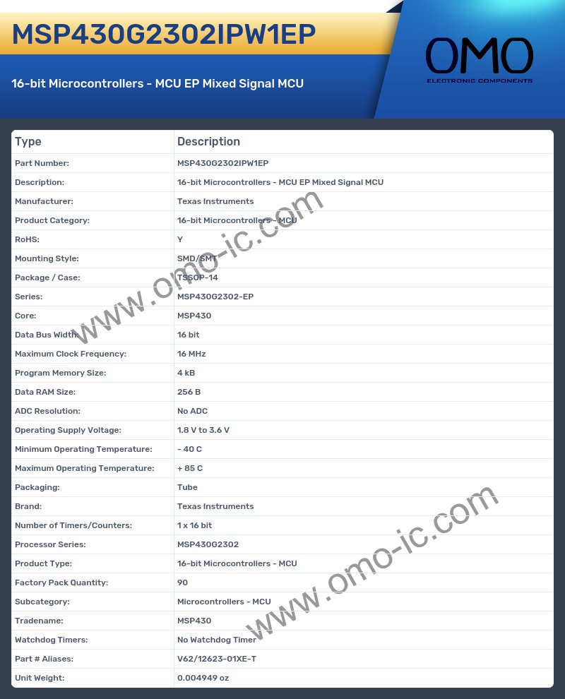 MSP430G2302IPW1EP