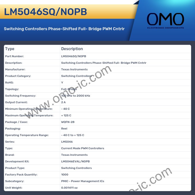 LM5046SQ/NOPB