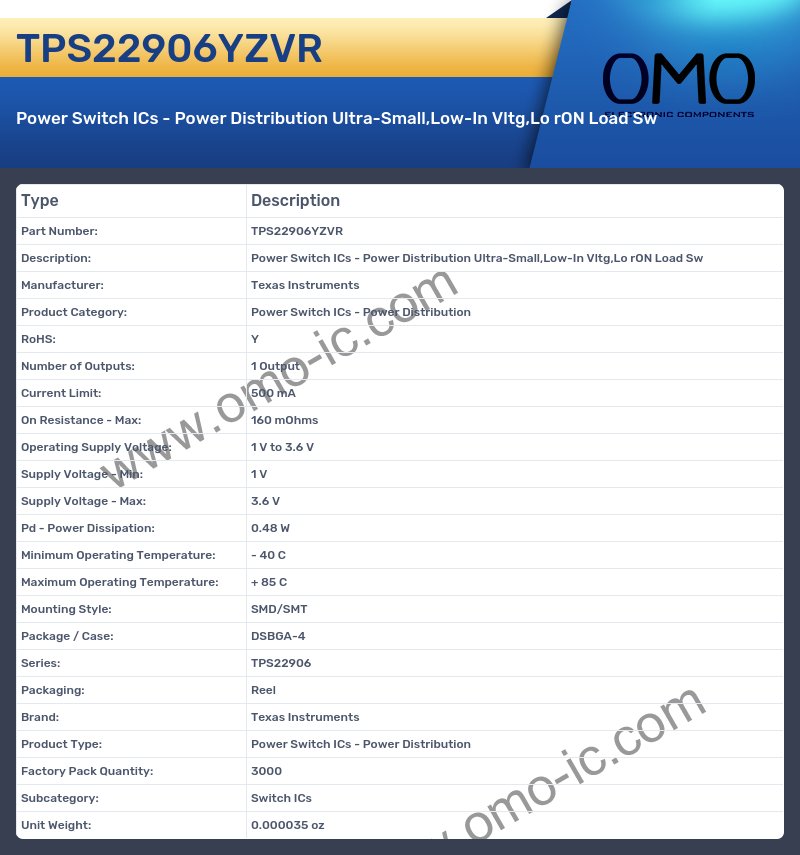 TPS22906YZVR