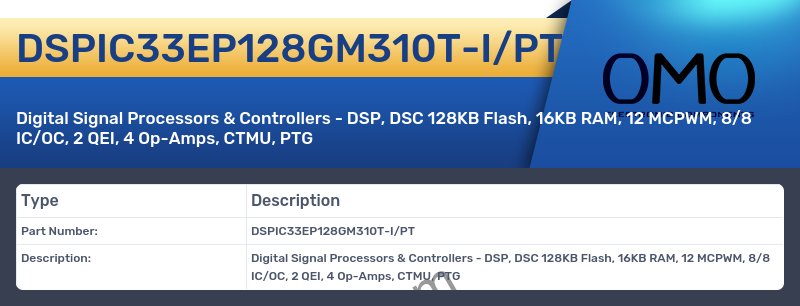 DSPIC33EP128GM310T-I/PT