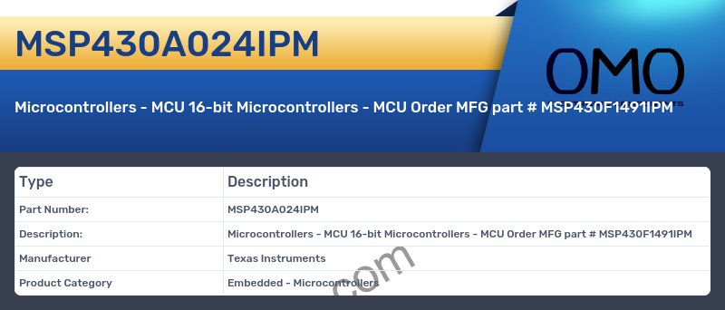 MSP430A024IPM