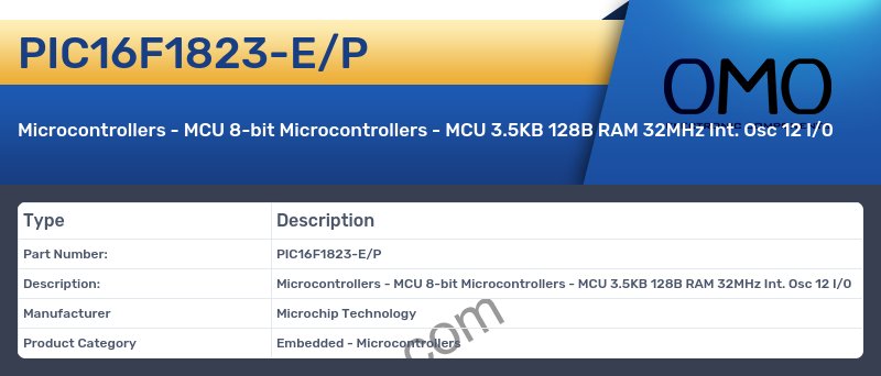 PIC16F1823-E/P