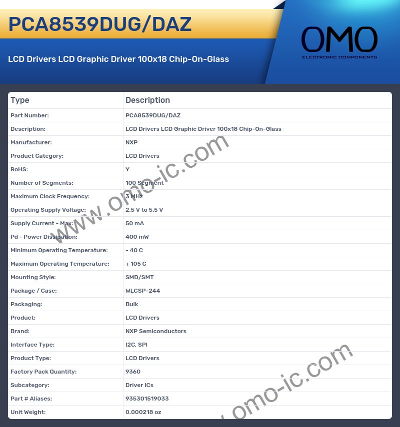 PCA8539DUG/DAZ