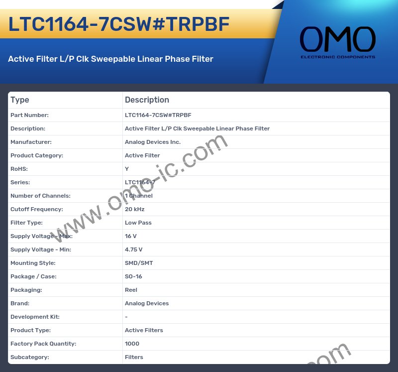 LTC1164-7CSW#TRPBF