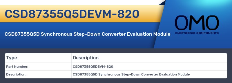CSD87355Q5DEVM-820