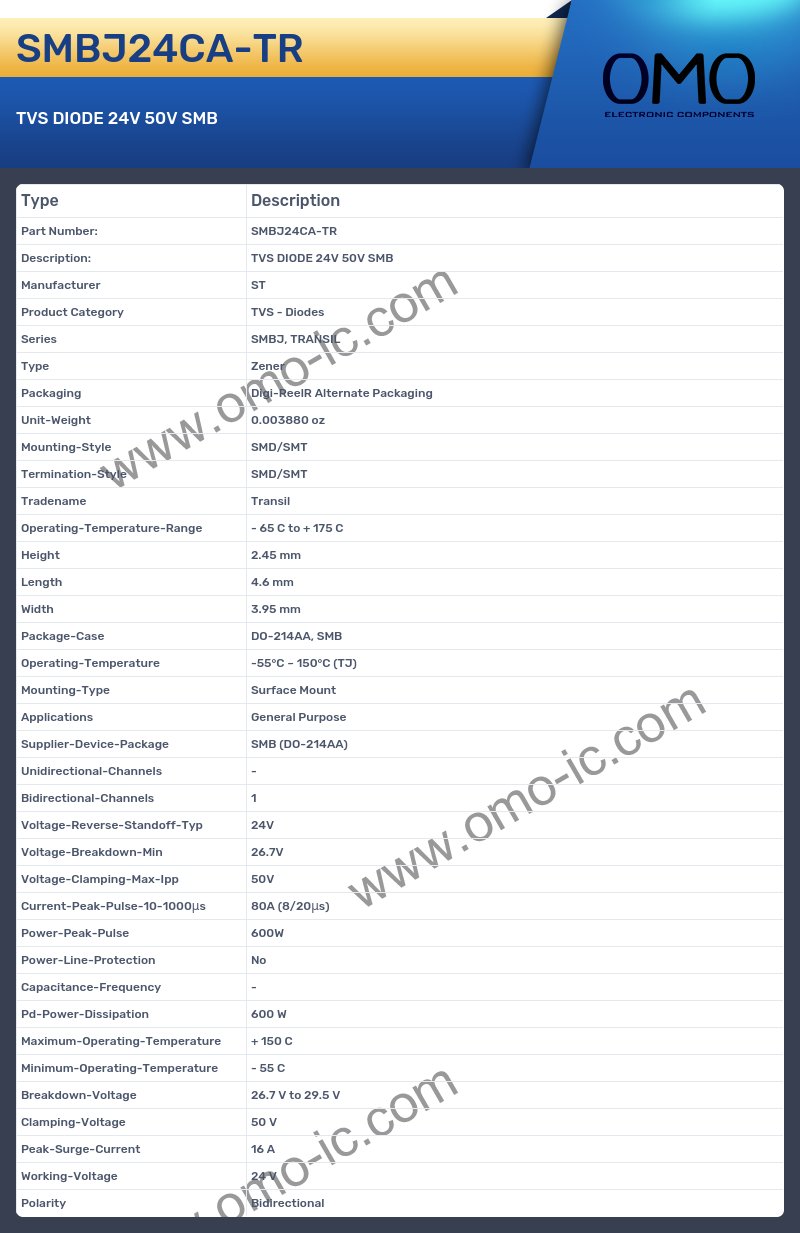 SMBJ24CA-TR