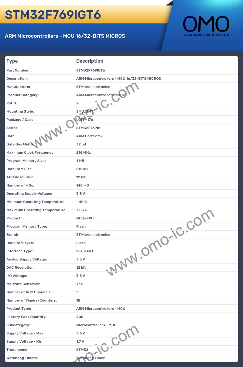 STM32F769IGT6