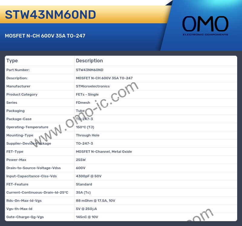STW43NM60ND