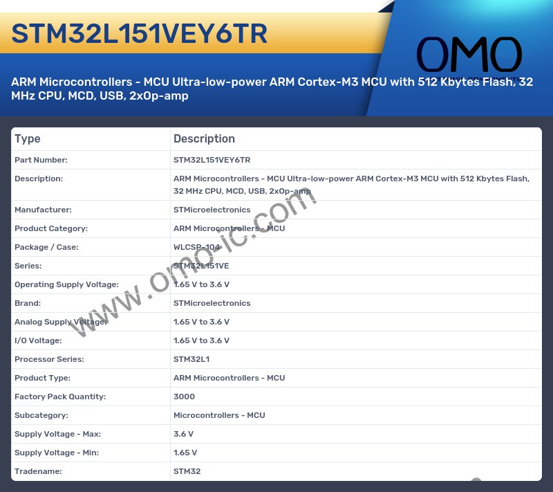 STM32L151VEY6TR