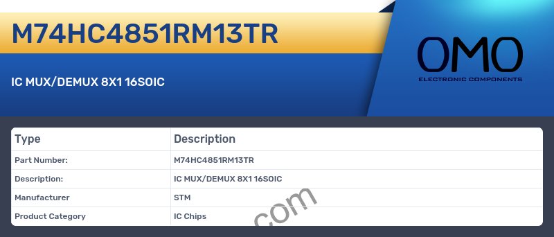 M74HC4851RM13TR