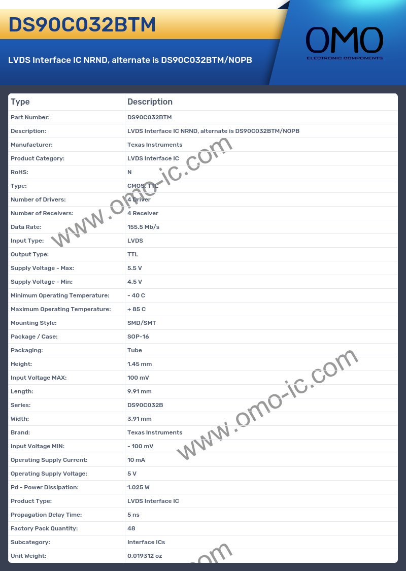 DS90C032BTM