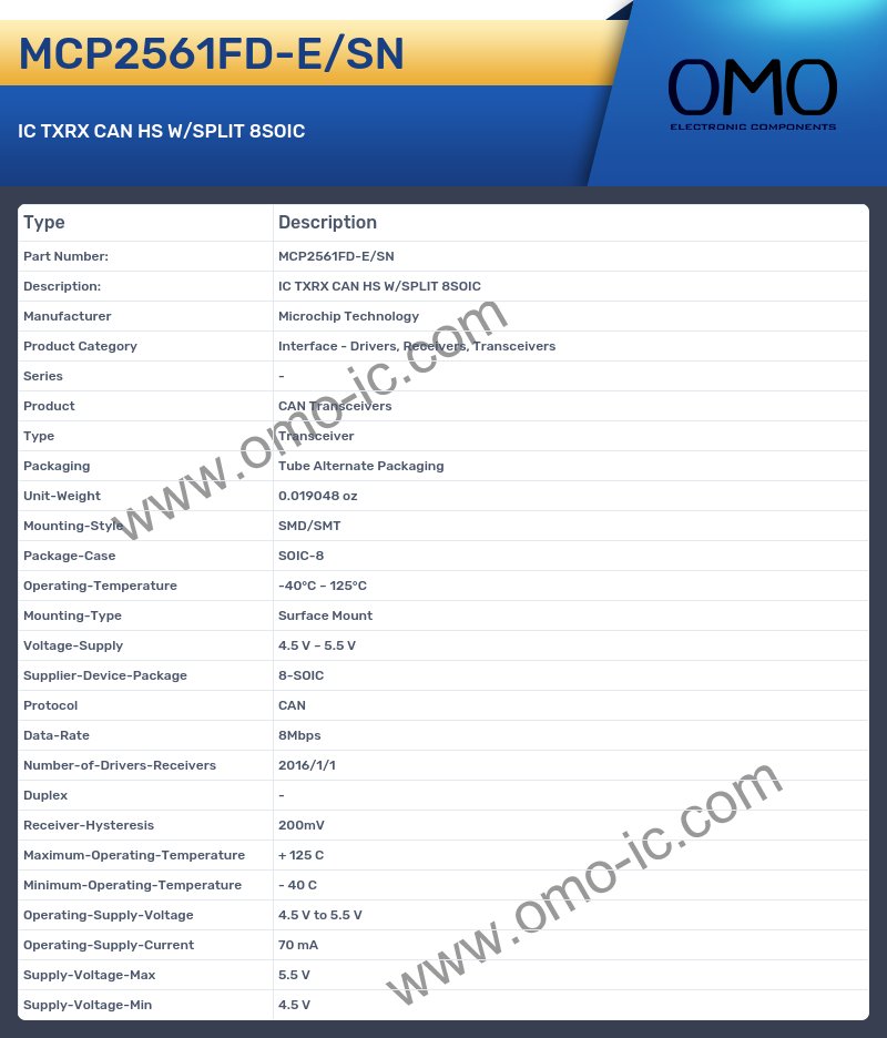 MCP2561FD-E/SN