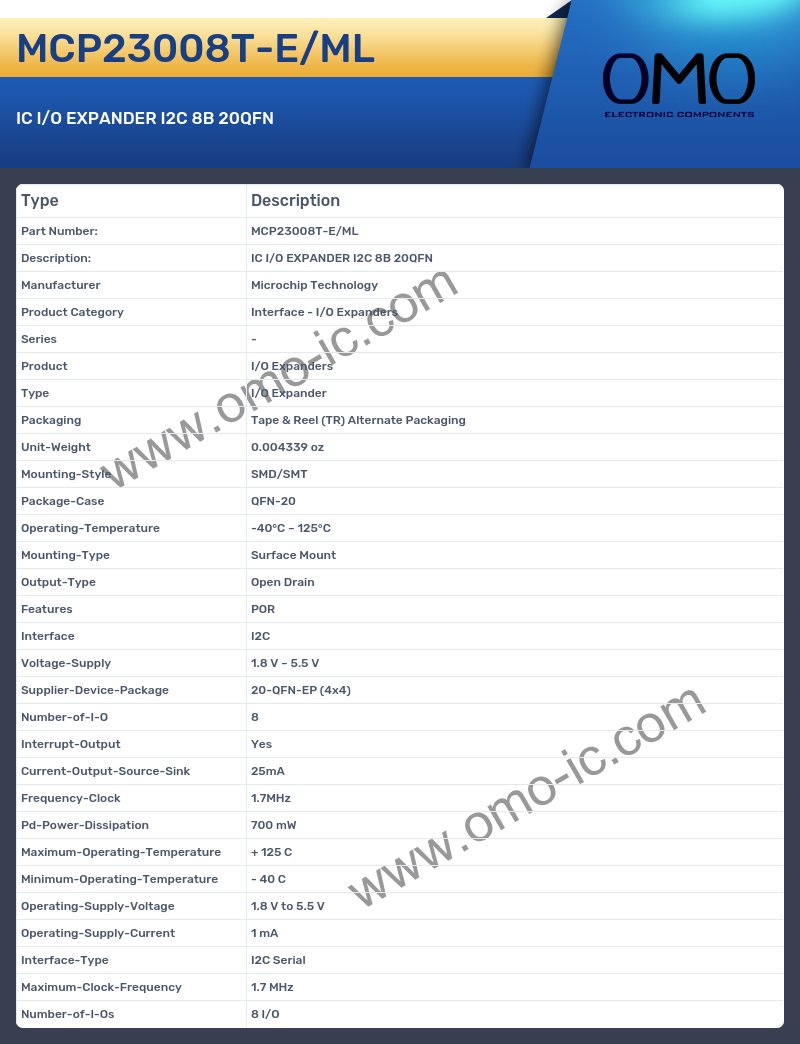 MCP23008T-E/ML