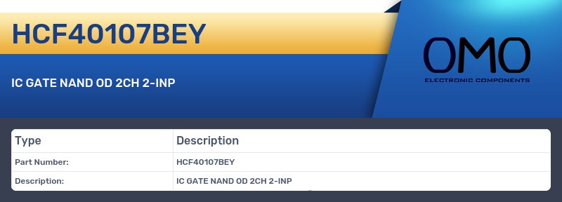 HCF40107BEY