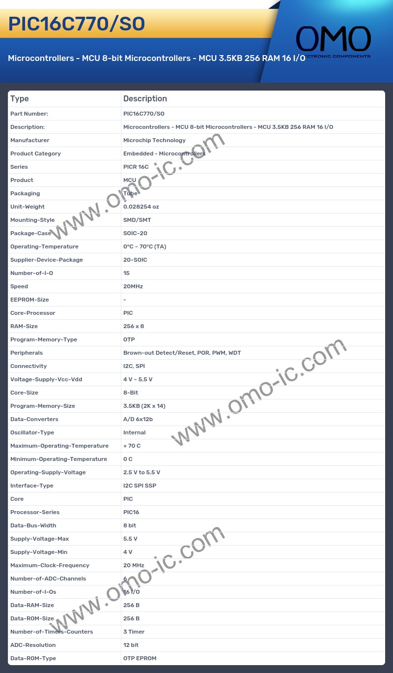 PIC16C770/SO