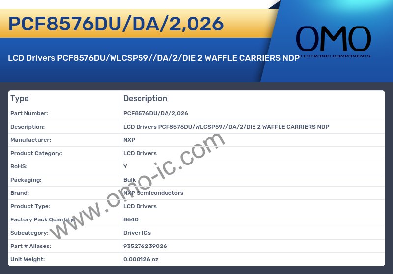 PCF8576DU/DA/2,026