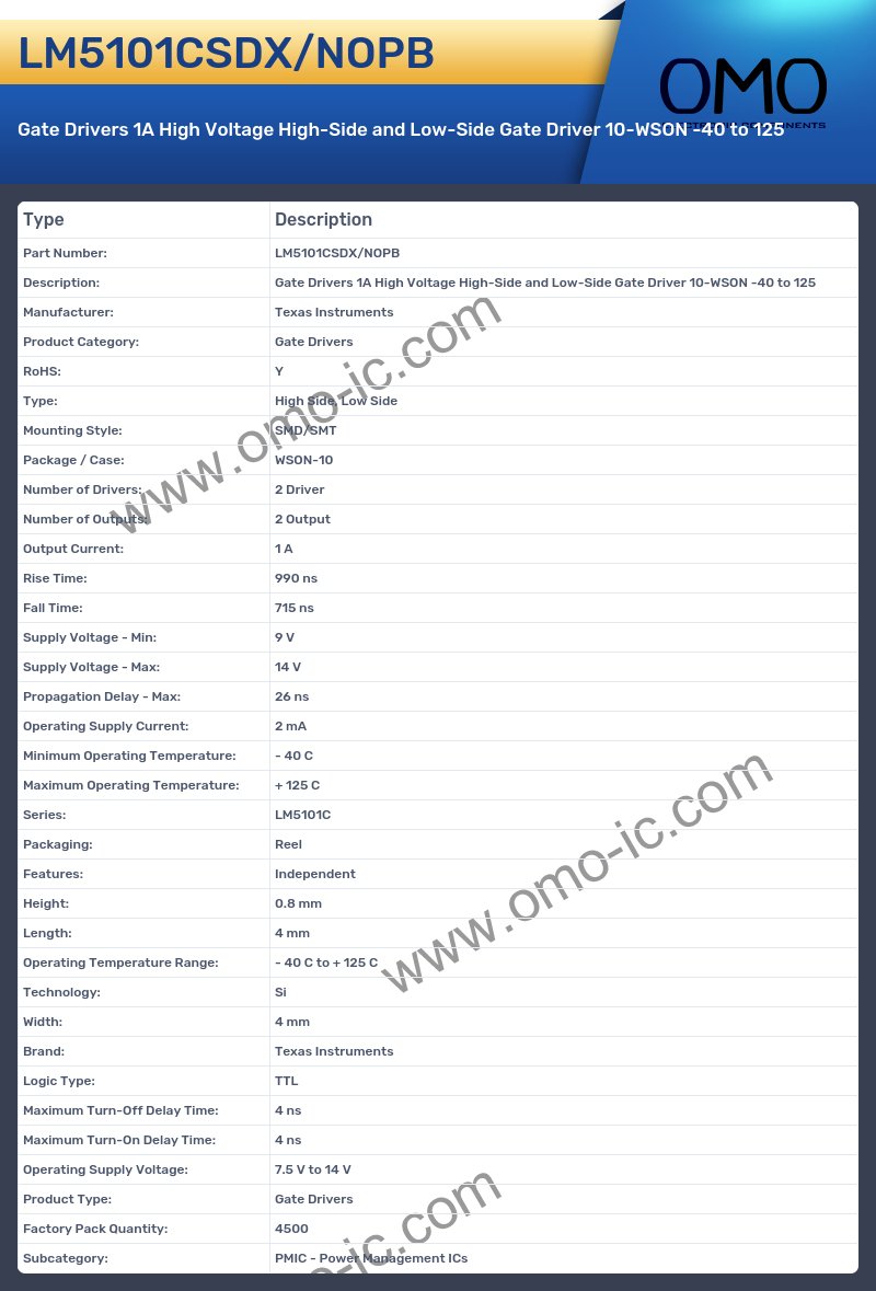 LM5101CSDX/NOPB