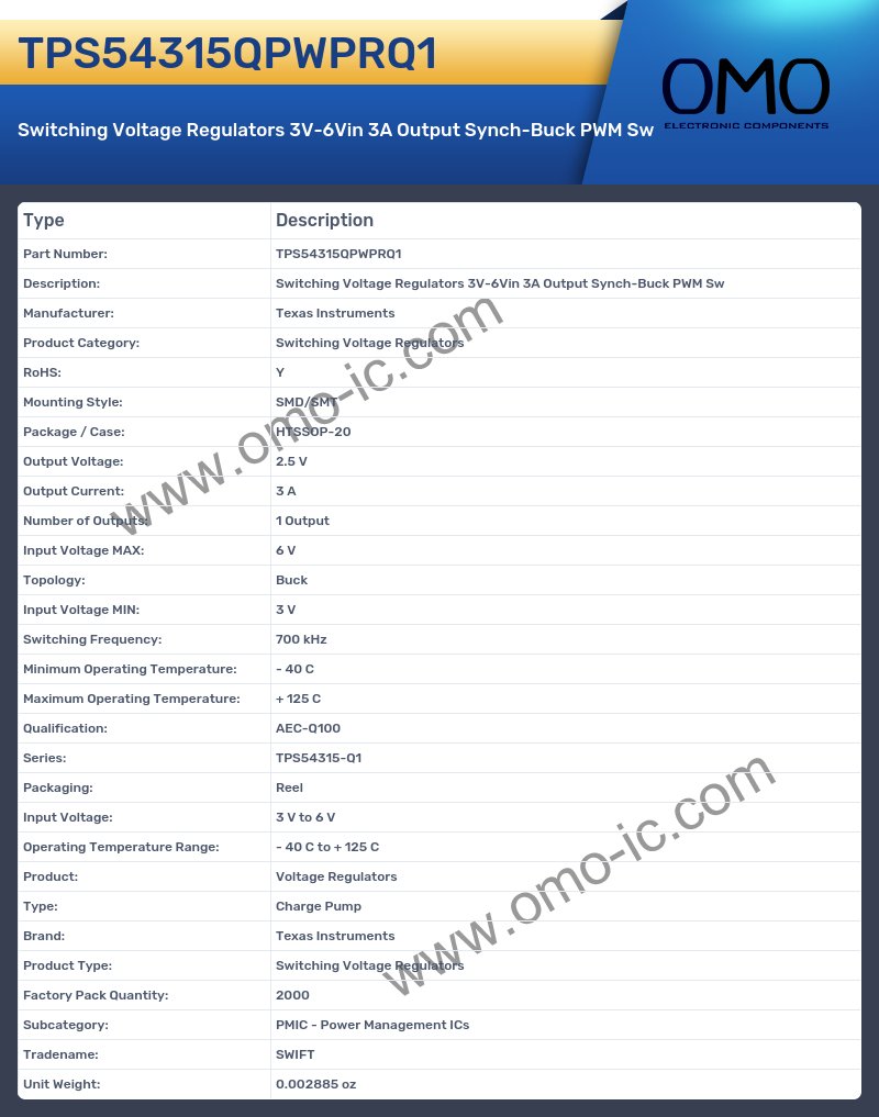 TPS54315QPWPRQ1
