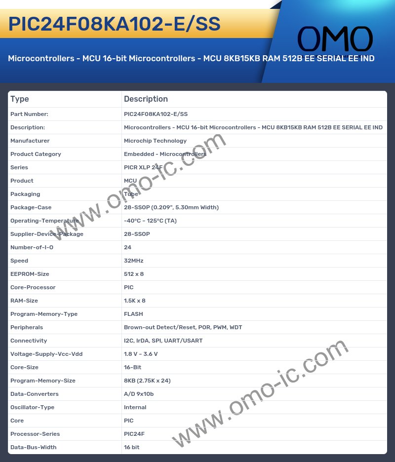 PIC24F08KA102-E/SS