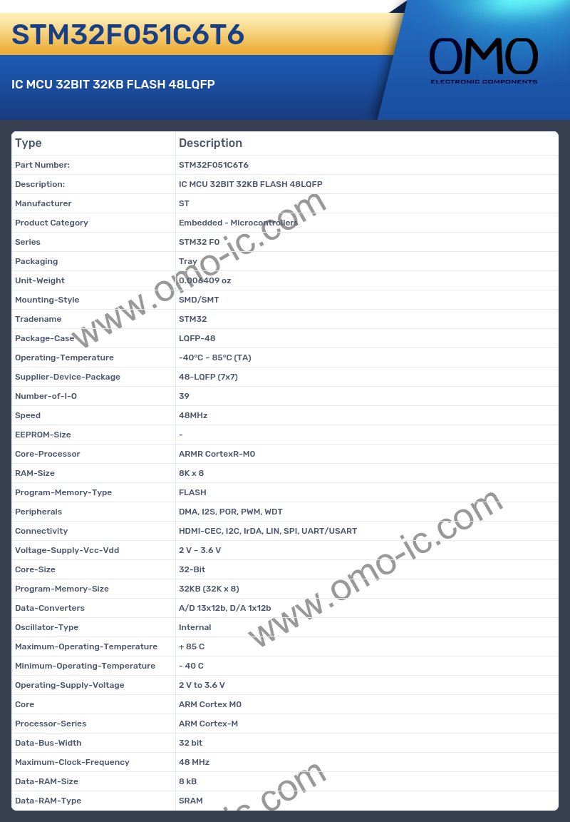 STM32F051C6T6