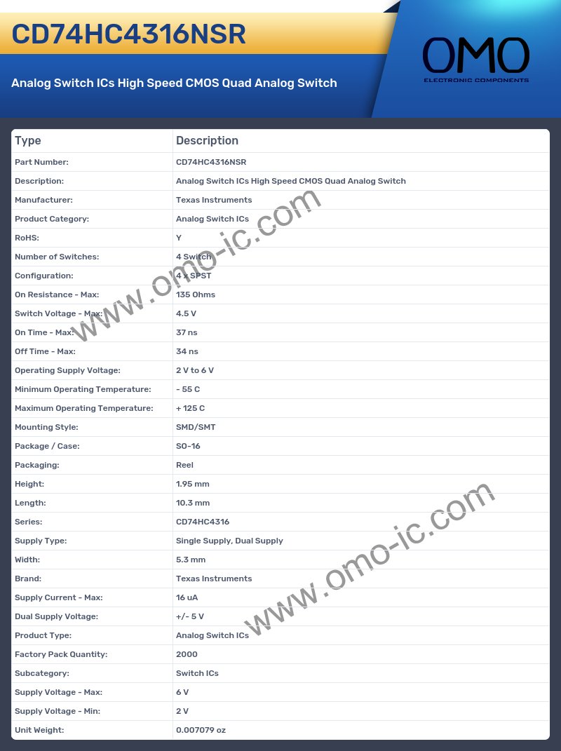 CD74HC4316NSR