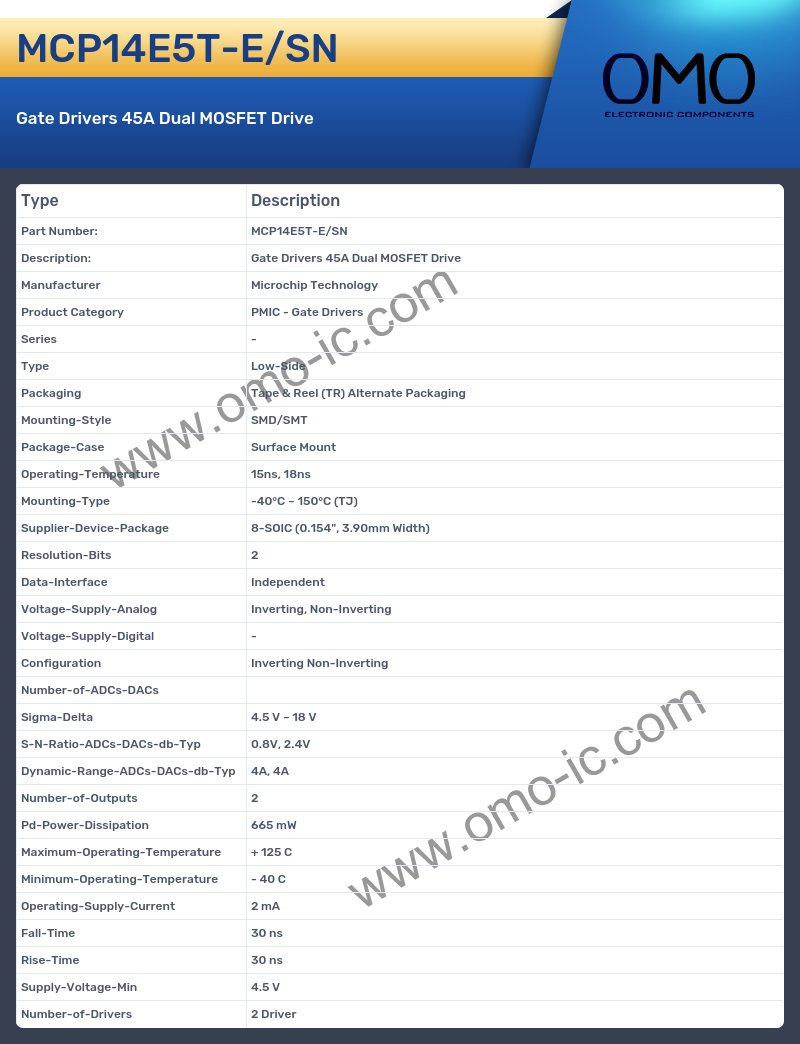 MCP14E5T-E/SN