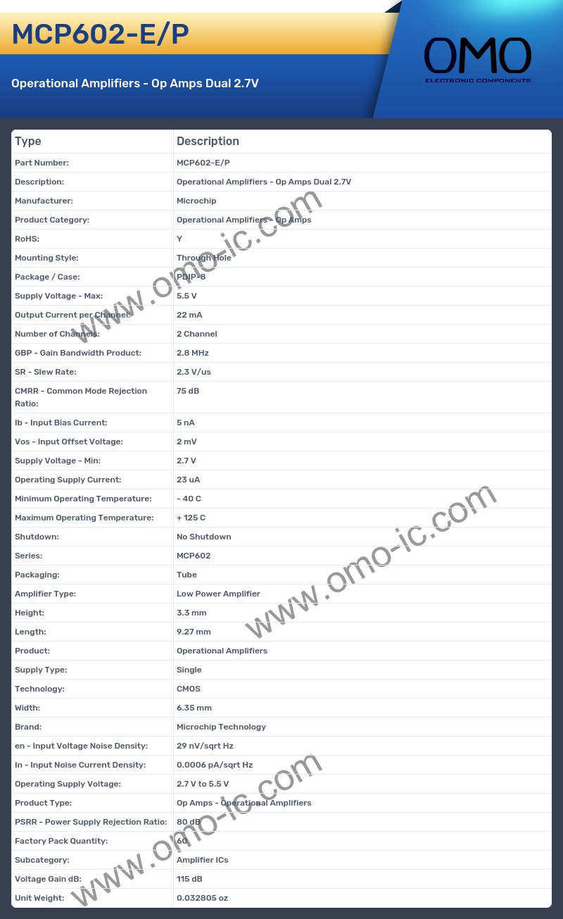 MCP602-E/P