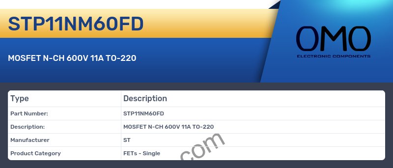 STP11NM60FD