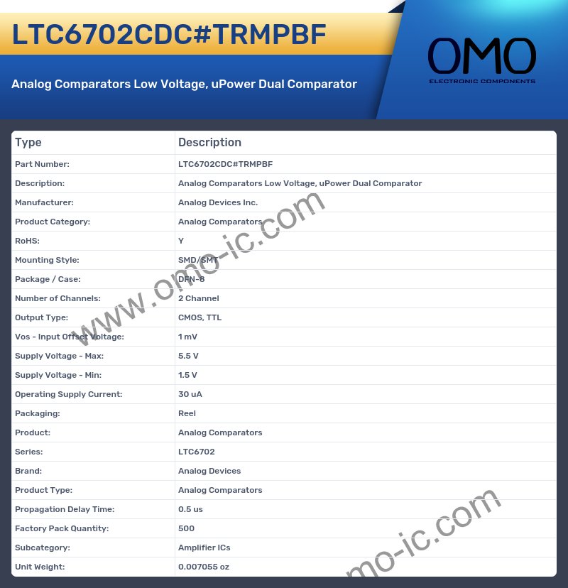 LTC6702CDC#TRMPBF