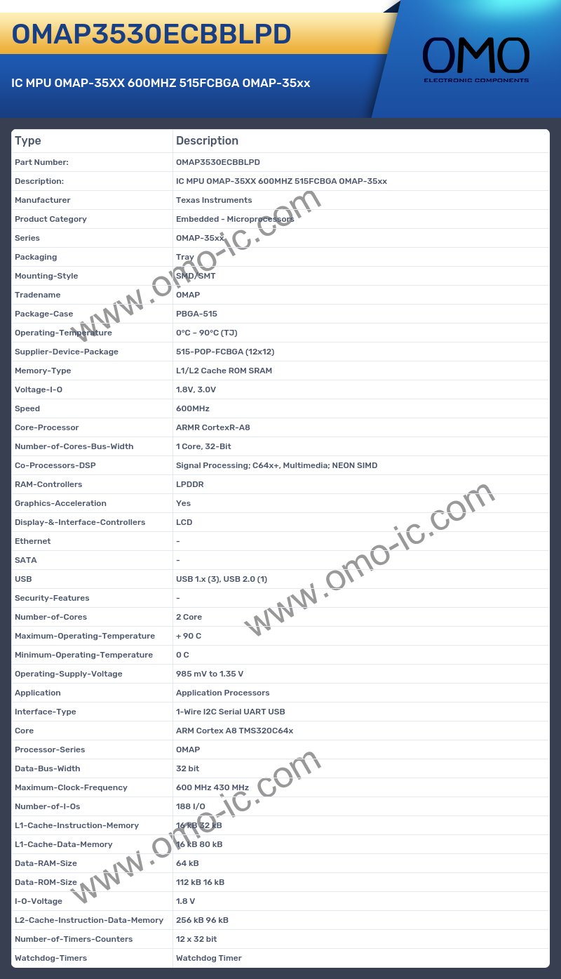 OMAP3530ECBBLPD